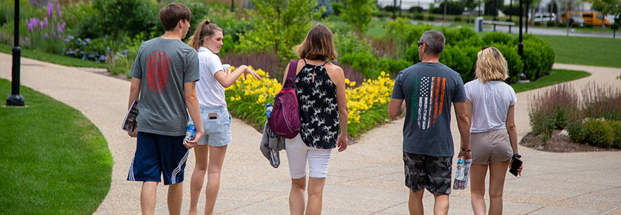 Family on Campus Tour