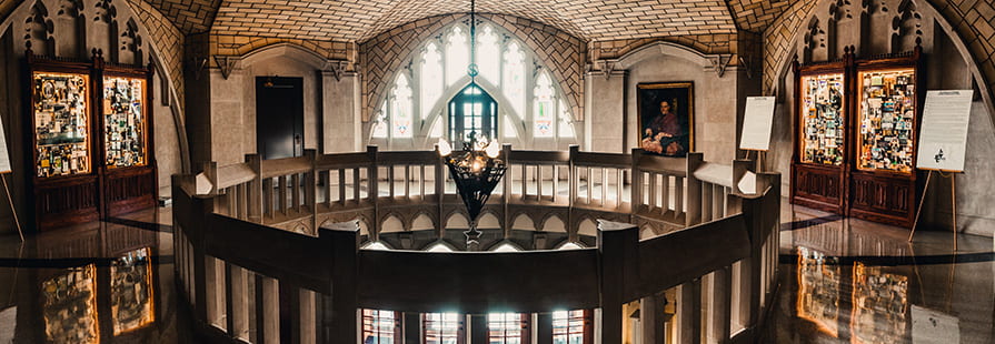 Upstairs Harkins Hall Rotunda Architecture