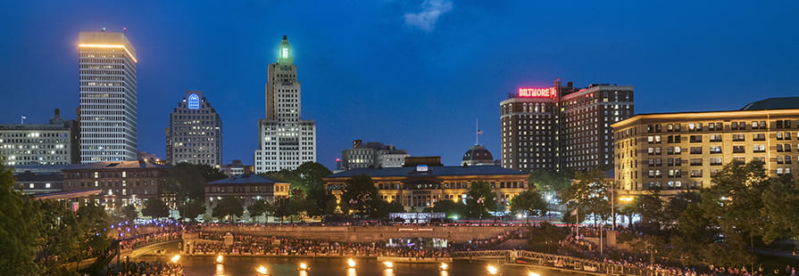 Photo of WaterFire in Downtown Providence