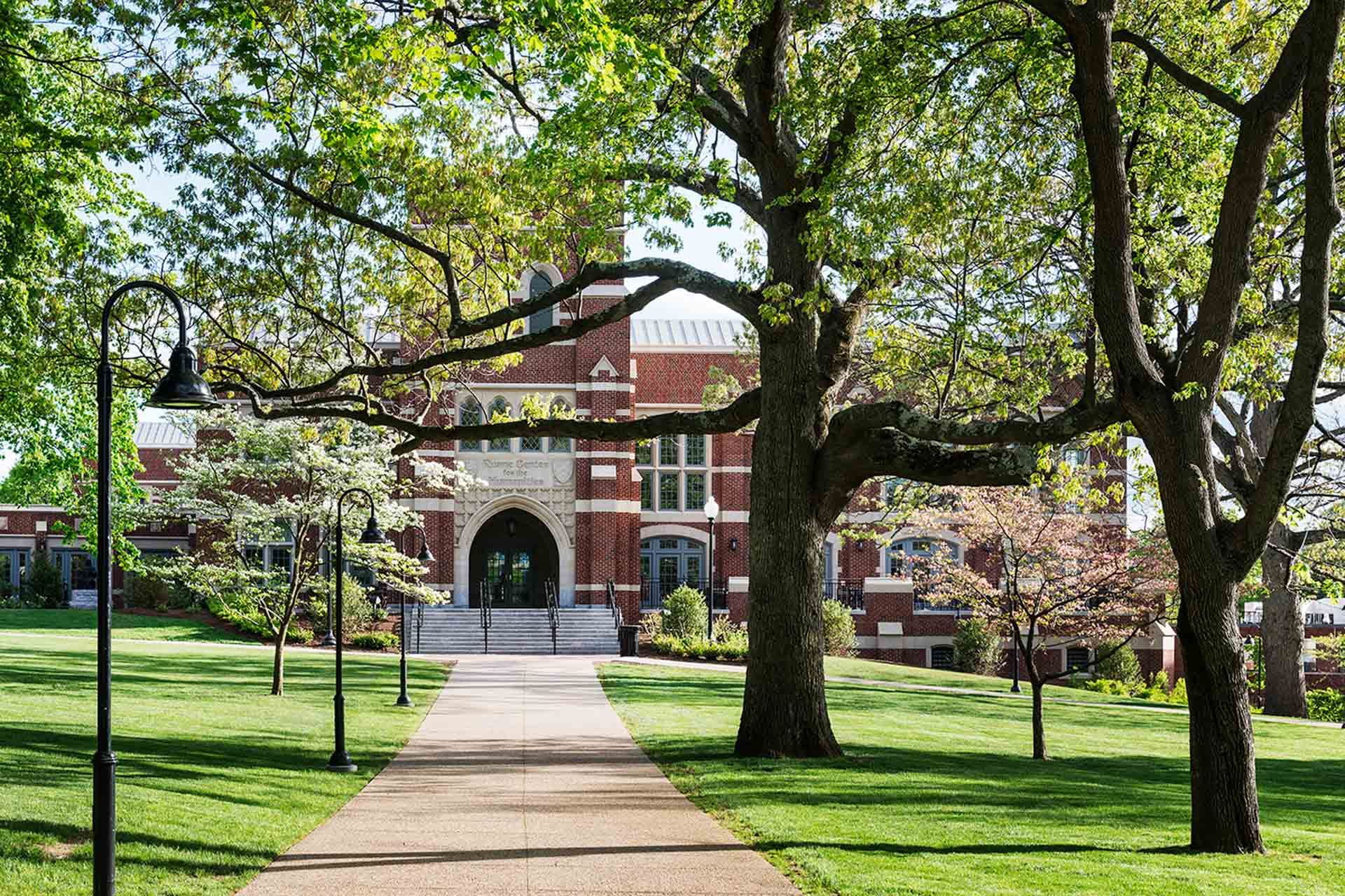 Ruane Center for the Humanities in spring