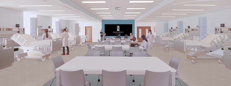 Rendering of Providence College School of Nursing and Health Sciences