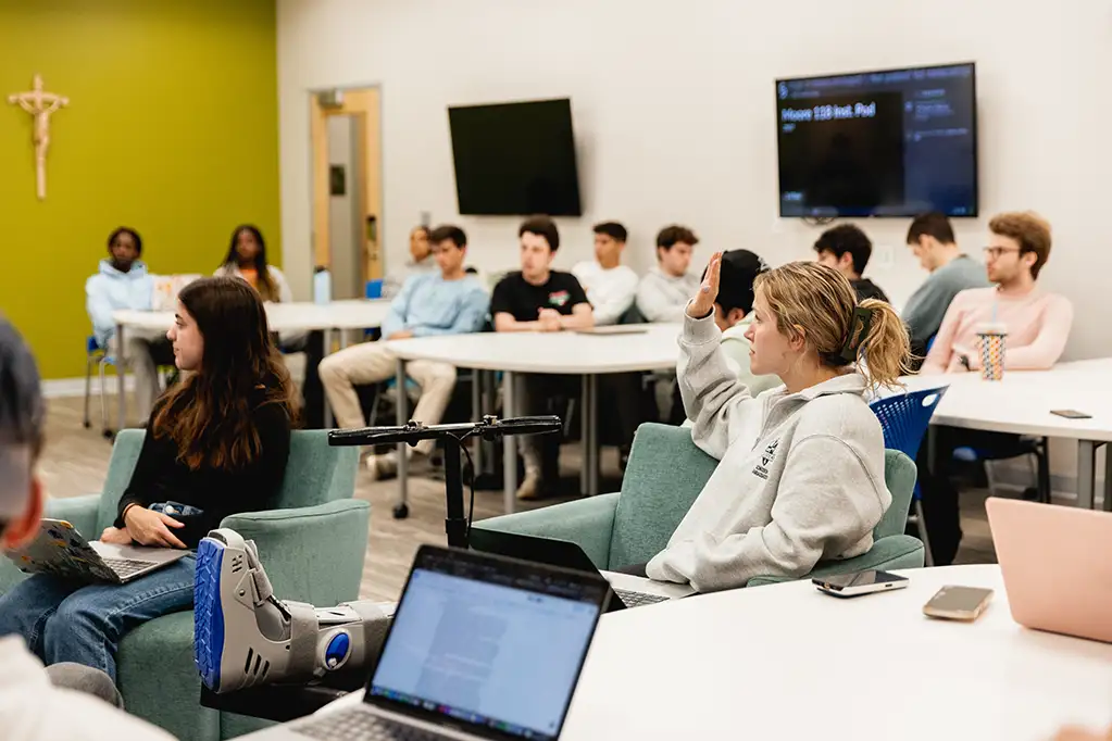 students in classroom