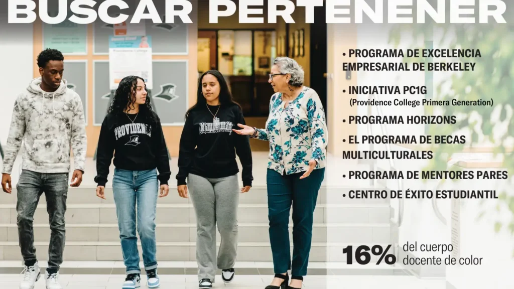 BUSCAR PERTENENER16% del cuerpo docente de color • PROGRAMA DE EXCELENCIA EMPRESARIAL DE BERKELEY • INICIATIVA PC1G • PROGRAMA HORIZONS • EL PROGRAMA DE BECAS MULTICULTURALES • PROGRAMA DE MENTORES PARES • CENTRO DE ÉXITO ESTUDIANT