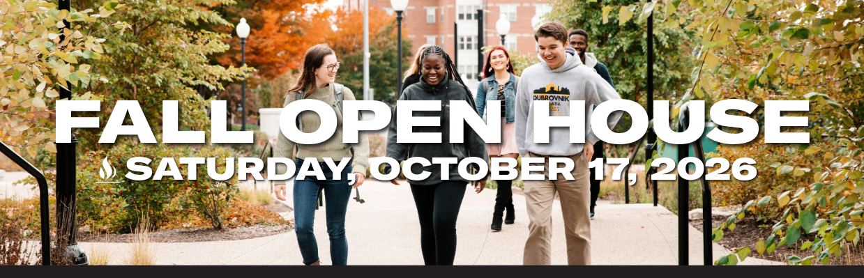 Fall Open House - October 17, 2026